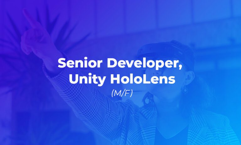 Senior developer, Unity Hololens