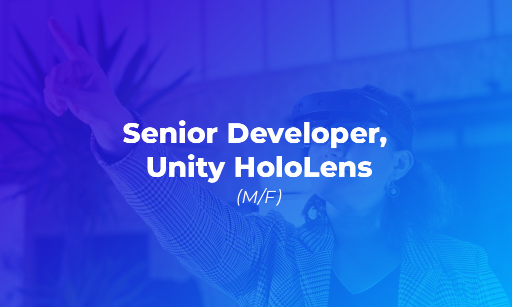 Senior developer, Unity Hololens