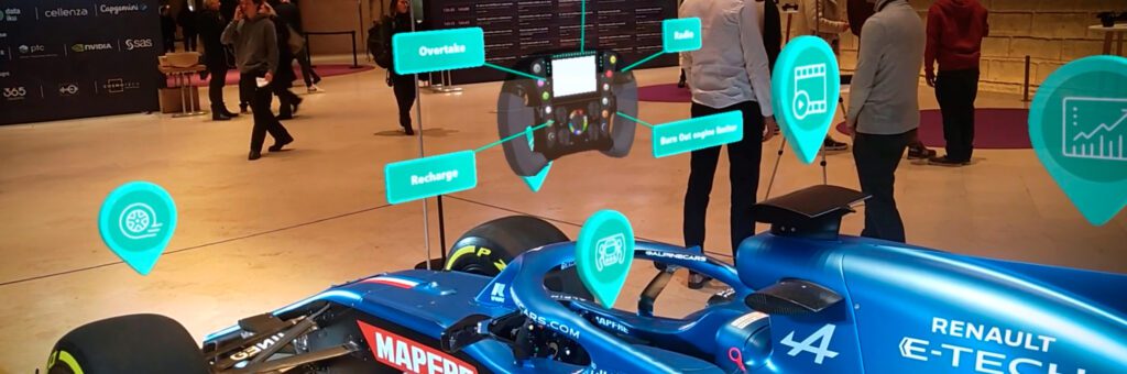 Mixed reality in Formula one